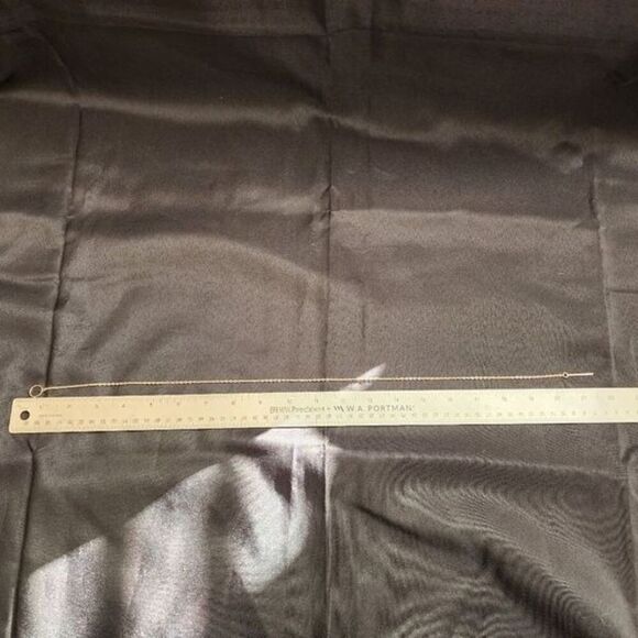 Minimalist Round Stick Pendant Necklace - Picture 2 of 6